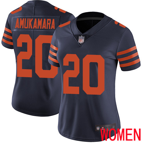 Chicago Bears Limited Navy Blue Women Prince Amukamara Jersey NFL Football #20 Rush Vapor Untouchable